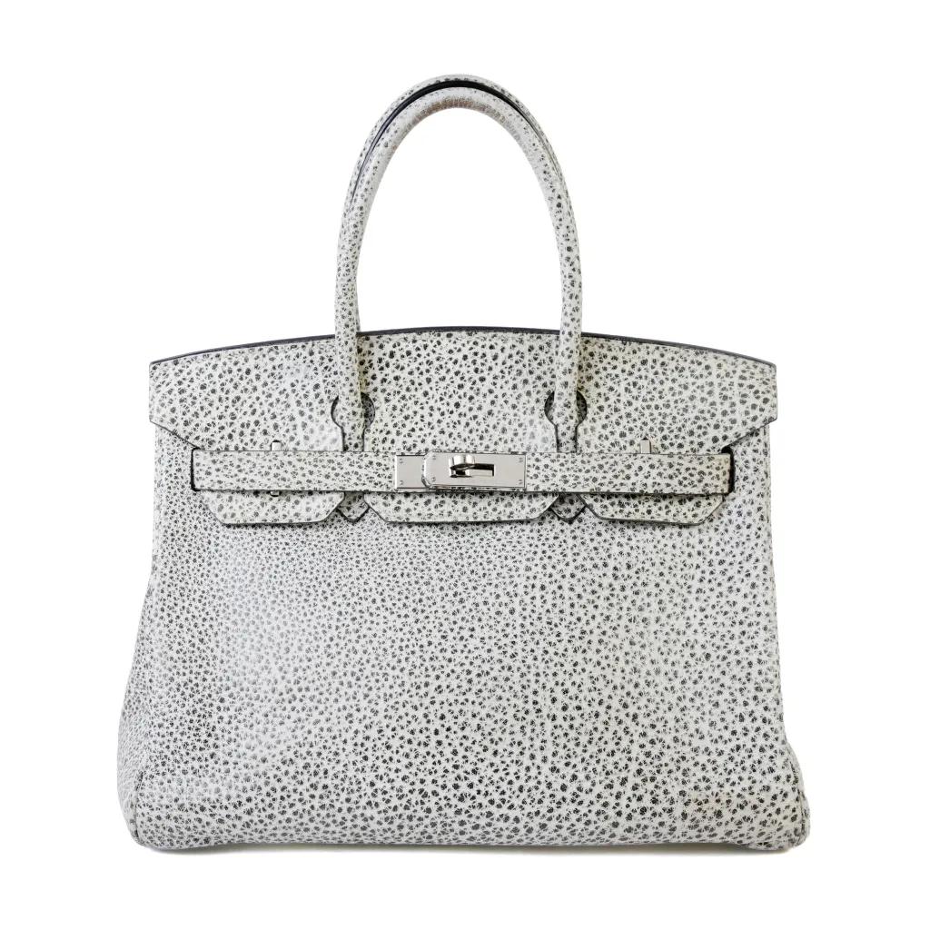 Birkin 30 Black White